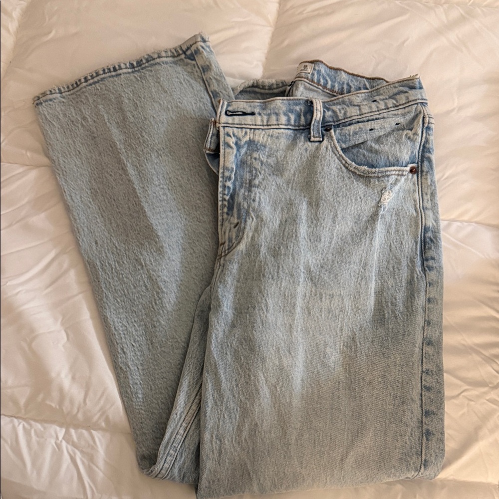 Abercrombie&Fitch Curve Love High Rise 90s Relaxed Jean 28 X SHORT